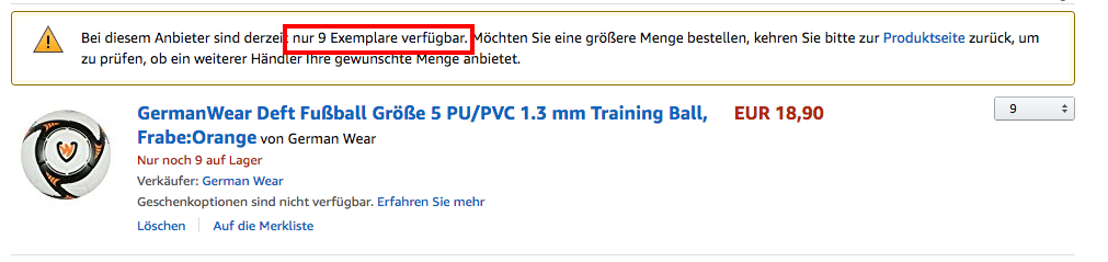 Übersicht wie man die Verkaufszahlen bei Amazon rausfindet