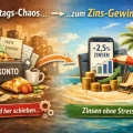 Warum ich mein Girokonto nicht mehr als Parkplatz fürs Geld nutze (und was ich stattdessen mache)